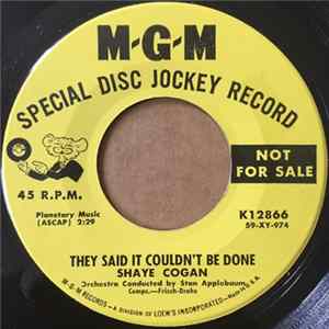 Shaye Cogan - They Said It Couldn't Be Done FLAC