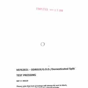 G.O.D. / Domesticated - G.O.D./Domesticated Split FLAC