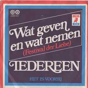Iedereen - Wat Geven En Wat Nemen FLAC