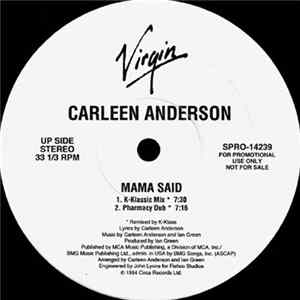 Carleen Anderson - Mama Said FLAC