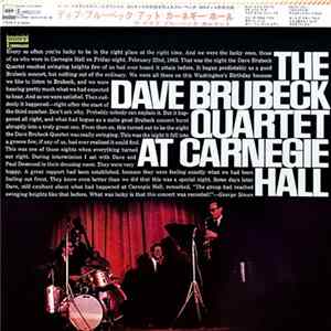 The Dave Brubeck Quartet - At Carnegie Hall FLAC