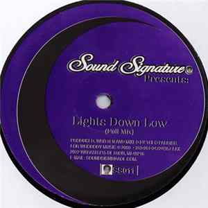 Theo Parrish - Lights Down Low FLAC
