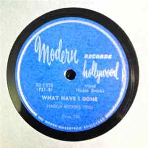 Hadda Brooks Trio - Tootsie Timesie / What Have I Done FLAC