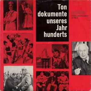 Various - Tondokumente Unseres Jahrhunderts FLAC