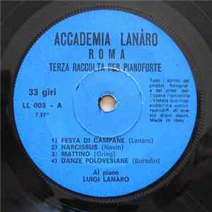 Luigi Lanàro - Accademia Lanàro Roma - Terza Raccolta Per Pianoforte FLAC