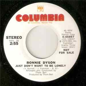 Ronnie Dyson - Just Don't Want To Be Lonely FLAC