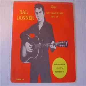 Ral Donner With The Jordanaires - Don't Leave Me Now / Rip It Up FLAC