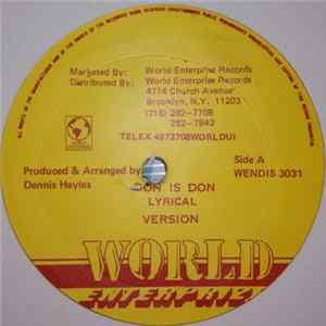Lyrical - Don Is Don / Body Come Down FLAC