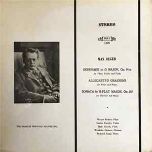 Max Reger, Werner Richter , Sandor Karolyi, Hans Eurich, Richard Laugs, Wendelin Gärtner - Reger: Wind Chamber Music FLAC