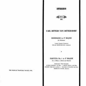 Carl Ditters von Dittersdorf - Serenade in F Major; Partita No. 1 in F Major FLAC