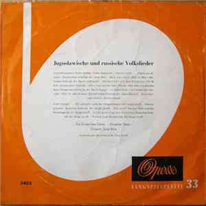 Das Slowenische Oktett - Jugoslawische Und Russische Volkslieder FLAC
