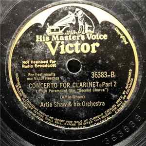 Artie Shaw & His Orchestra - Concerto For Clarinet FLAC