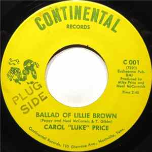 Carol "Luke" Price - Ballad Of Lillie Brown FLAC