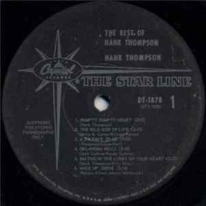 Hank Thompson And The Brazos Valley Boys - The Best Of Hank Thompson And The Brazos Valley Boys FLAC