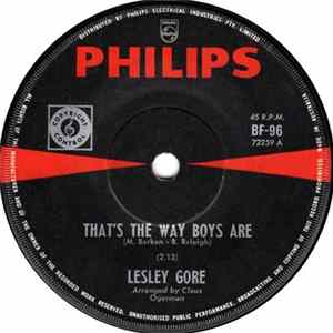 Lesley Gore - That's The Way Boys Are FLAC