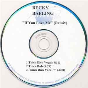 Becky Baeling - If You Love Me (Remix) FLAC