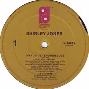 Shirley Jones - Do You Get Enough Love FLAC