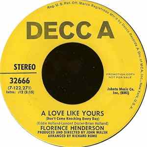 Florence Henderson - What Do You Do When Love Dies FLAC