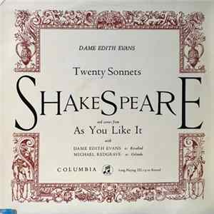 Shakespeare : Dame Edith Evans - Twenty Sonnets and scenes From "As You Like It" FLAC