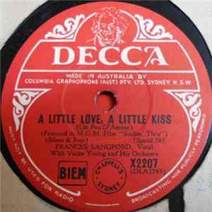Frances Langford - A Little Love, A Little Kiss / Smilin' Through FLAC