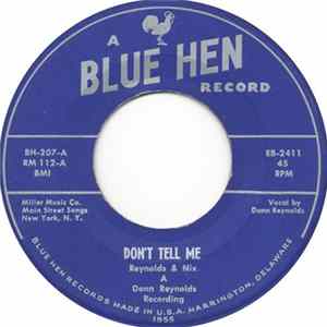Donn Reynolds - Don't Tell Me FLAC
