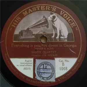 Savoy Quartet - Everything Is Peaches Down In Georgia / The Jazz Band FLAC