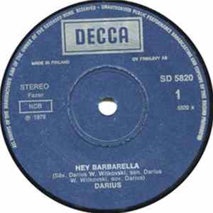 Darius - Hey Barbarella/Kiss Me Once More FLAC