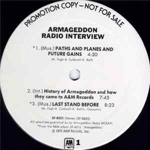 Armageddon - Radio Interview FLAC