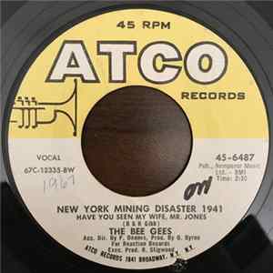 The Bee Gees - New York Mining Disaster 1941 / I Can't See Nobody FLAC