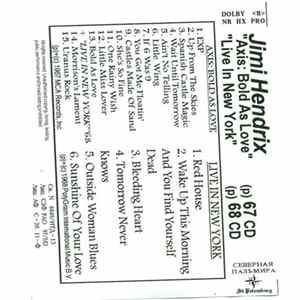 Jimi Hendrix - Axis: Bold As Love/Live In New York FLAC