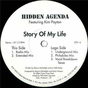 Hidden Agenda Featuring Kim Payton - Story Of My Life FLAC