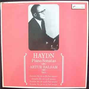 Joseph Haydn, Arthur Balsam - Piano Sonatas Vol.1 FLAC