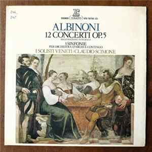 Albinoni - I Solisti Veneti / Claudio Scimone - Douze Concertos, Op. V FLAC