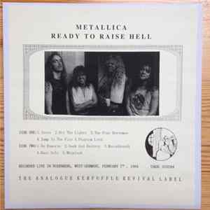 Metallica - Ready To Raise Hell FLAC