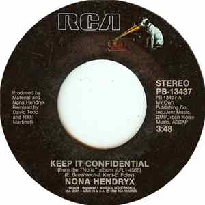 Nona Hendryx - Keep It Confidential FLAC