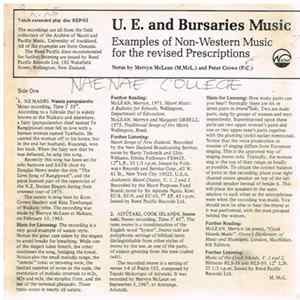 Various - U.E. And Bursaries Music-Examples Of Non-Western Music For The Revised Prescriptions FLAC