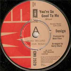 Design - You're So Good To Me FLAC