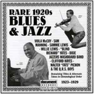 Various - Rare 1920s Blues & Jazz 1923 - 1929 FLAC
