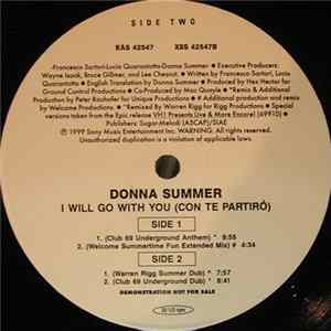 Donna Summer - I Will Go With You (Con Te Partiró) (Promo #2) FLAC