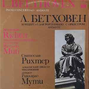 Л. Бетховен, Святослав Рихтер, Лондонский Оркестр Филармония, Рикардо Мути - Концерт № 3 Для Фортепиано С Оркестром / Анданте FLAC