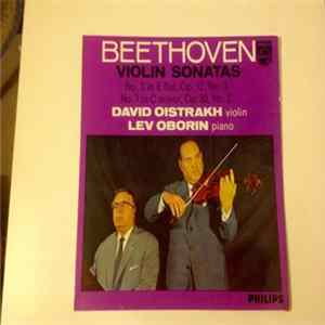 Ludwig van Beethoven, David Oistrach David Oistrakh Lev Oborin - Violin Sonatas No. 3 in E Flat, Op. 12, No. 3 No. 7 in C minor, Op. 30, No. 2 FLAC