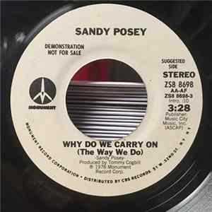Sandy Posey - Why Do We Carry On FLAC