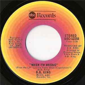 B.B. King - When I'm Wrong FLAC