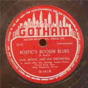 Earl Bostic And His Orchestra - Barfly Baby / Bostic's Boogie Blues FLAC