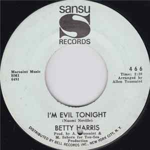 Betty Harris - I'm Evil Tonight FLAC