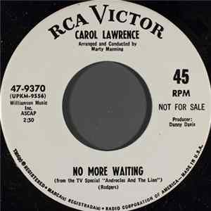 Carol Lawrence - No More Waiting FLAC