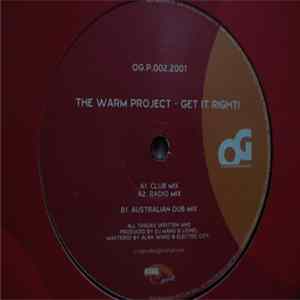 The Warm Project - Get It Right ! FLAC
