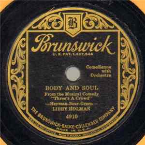 Libby Holman - Body And Soul / Something To Remember You By FLAC