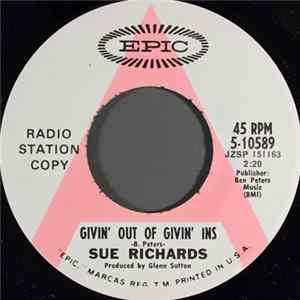 Sue Richards - Givin' Out Of Givin' Ins FLAC