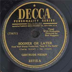 Gertrude Niesen - Sooner Or Later / That's Good Enough For Me FLAC